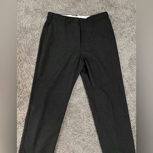 Men's Haggar Black Label Dress Pants Size 38 X 30L Expandable Waist Stretch